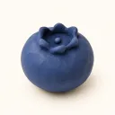 Week 7: klei-illustratie van een blauwe bes